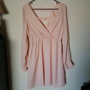 Blush colored dress